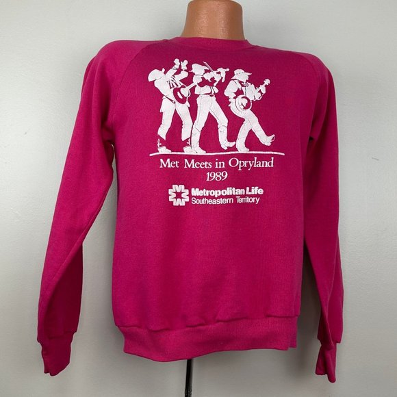Vintage 1980s Met Meets in Opryland Sweatshirt, Jerzees Size Medium - Picture 1 of 4
